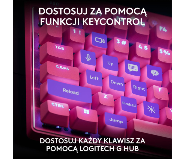 LOGITECH G PRO X TKL Rapid magenta 920-013253 - 1298664 - zdjęcie 9